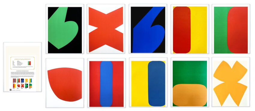 Full collection of ten lithographs by Ellsworth Kelly