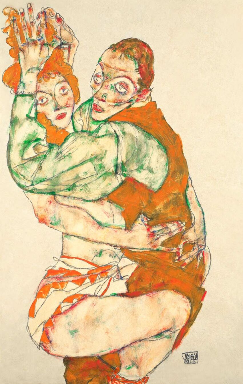 Egon Schiele love making