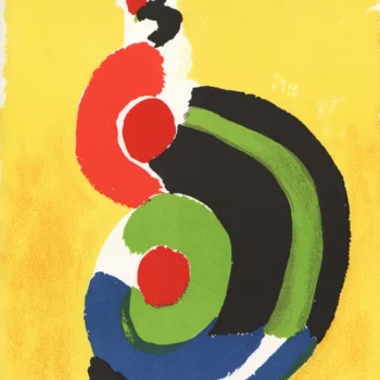 Sonia Delaunay Original Lithograph XXe siecle 1972