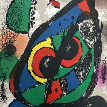 Joan Miro Original Lithograph v4-1 Mourlot 1981