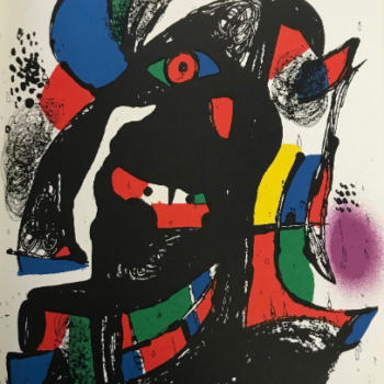 Joan Miro Original Lithograph v4-2 Mourlot 1981