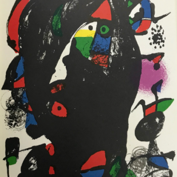 Joan Miro Original Lithograph v4-4 Mourlot 1981