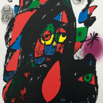 Joan Miro Original Lithograph v4-c Mourlot 1981