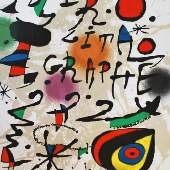 Joan Miro Original Lithograph V3-c Mourlot 1977