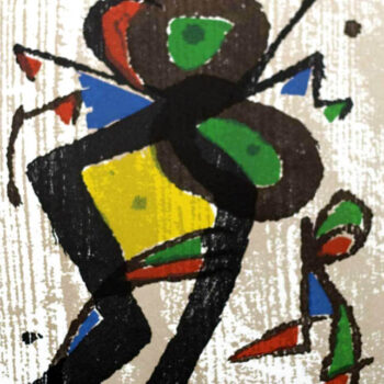 Joan Miro original woodcut