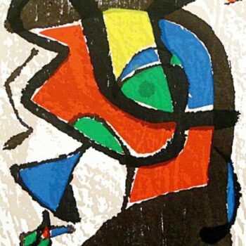 1989 Joan Miro Engraver Woodcut v1-2