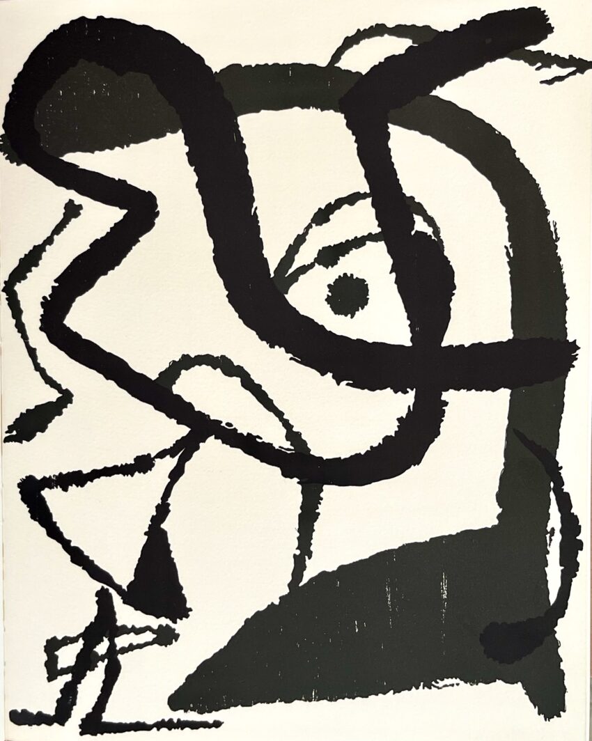 Joan Miro woodcut from Miro Engraving