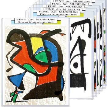 Joan Miro Selection of 6 Woodcuts Collection 1989