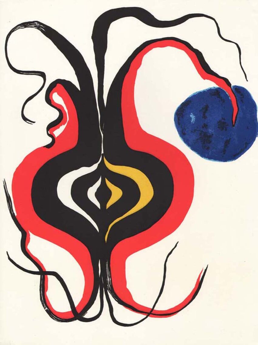 Lithograph by Alexander Calder from Derriere le miroir