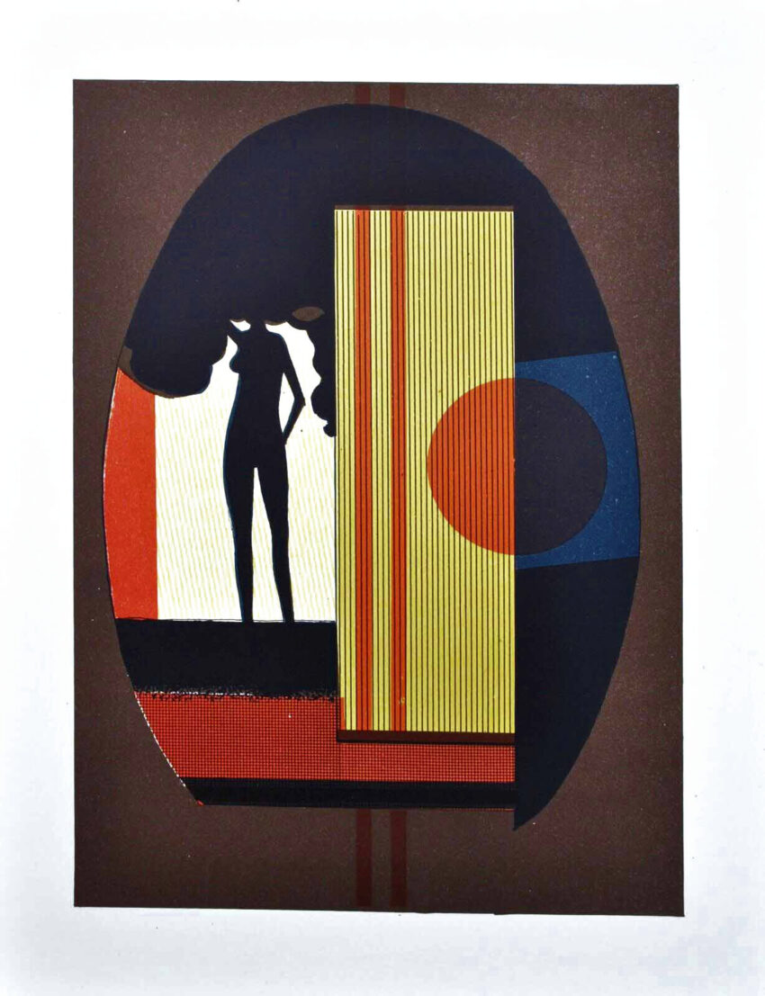 1979 Andre Minaux Lithograph Female Nude