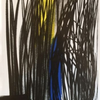 Hans Hartung Original Lithograph XXe Siecle 1973