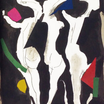 Marino Marini Original Lithograph Le Sacre du Printemps XXe siecle 1973