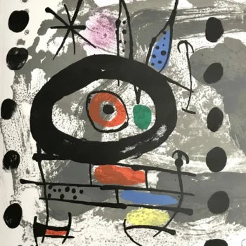 Joan Miro Original Lithograph Oiseau solaire 1967