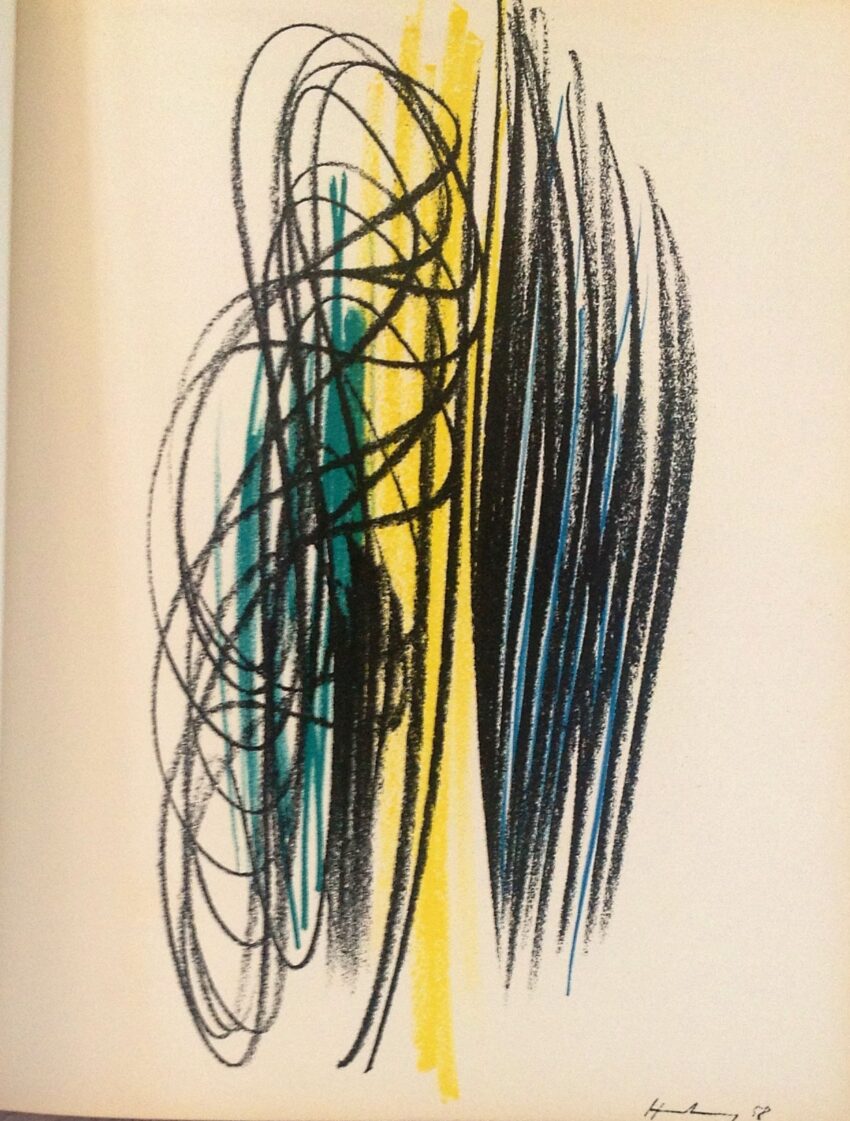 Hans Hartung Original Lithograph XXe Siecle 1959