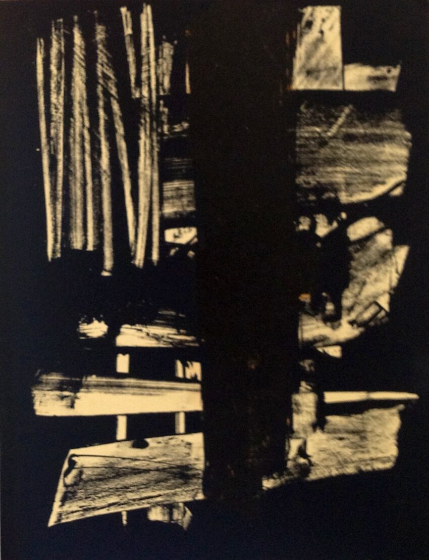 Pierre Soulages Original Lithograph 1959 for XXe Siecle