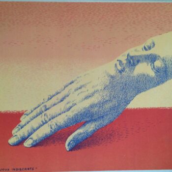 Ren? Magritte Original Lithograph Les Bijoux Indiscrets XXe siecle 1963