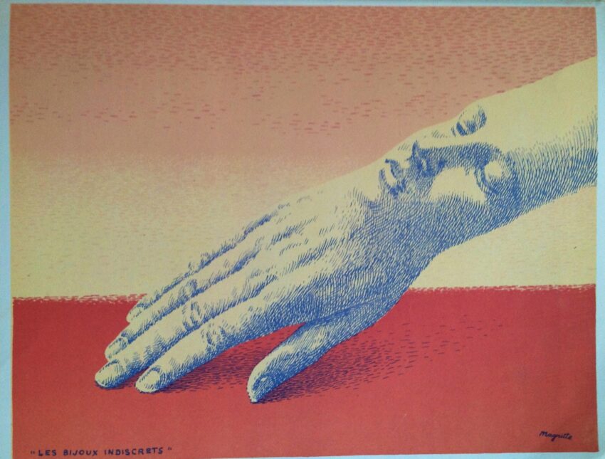 Rene Magritte Original Lithograph Les Bijoux Indiscrets XXe siecle 1963