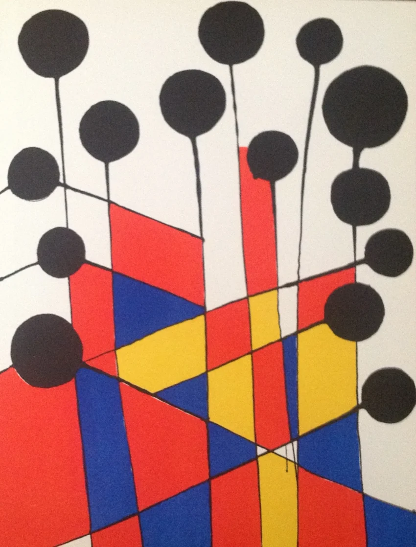 Alexander Calder Original lithograph XXe siecle 1971