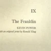 Ronald king Screenprint The Franklin Signed & Numbered 1978 - Image 4