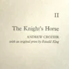 Ronald king Screenprint The Knight's Horse Signed & Numbered 1978 - Image 4