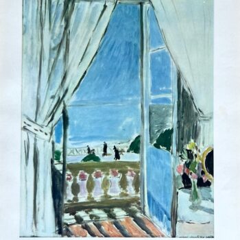 Henri Matisse Engraving 8 Window in Nice 1948