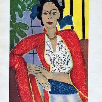 Henri Matisse Engraving 19 The amber necklace 1948