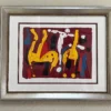 Marino Marini Signed Original Lithograph Chevaux et Cavalier-V 1974 Framed