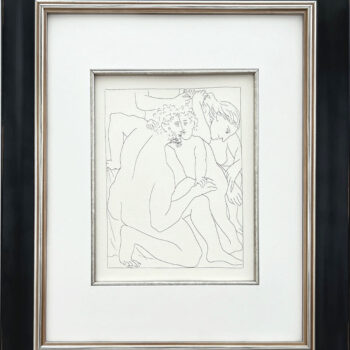 Picasso Metamorphoses 4 Deucalion and Pyrrha Create a New Human Race framed