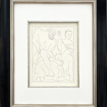 Picasso Metamorphoses 5 Hercules Kills the Centaur Nessus framed