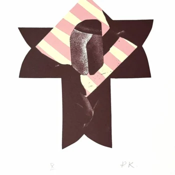 Ronald king ScreenPrint Dyere  X Signed & numbered 1978