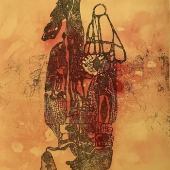 Fred Deux Signed Original Lithograph Vertige du il 1972