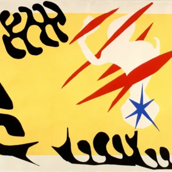 1983 Matisse Lithograph 4 jazz Nightmare of white Elephant